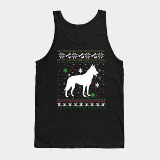 Dog ugly Christmas sweater Tank Top